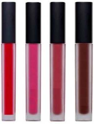 LARA KOSSLER ULTRA SMOOTH MATTE LIQUID LIPSTICK (Red Pink ,Orange Coffee, 5 ml)(Multicolor, 30 ml)