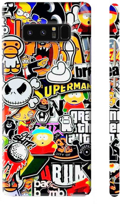 Snooky Samsung Galaxy Note 8 Mobile Skin(Red)