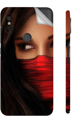Snooky Mi Redmi Note 6 Pro Mobile Skin(Red)
