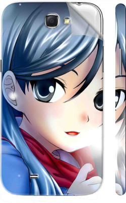 Snooky Samsung Galaxy Note 2 Mobile Skin(Blue)