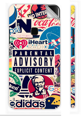 Snooky Vivo V9 Youth Mobile Skin(Red)