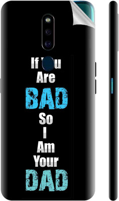 Snooky Oppo F11 Pro Mobile Skin(Black)