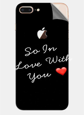 Snooky Apple iPhone 8 Plus Mobile Skin(Black)