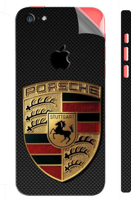 Snooky Apple iPhone 5c Mobile Skin(Black)