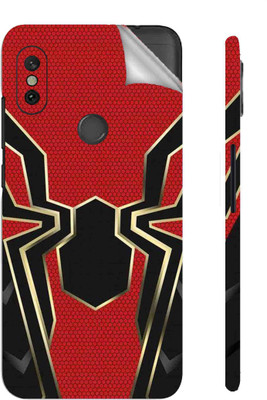 Snooky Mi Redmi Note 6 Pro Mobile Skin(Red)