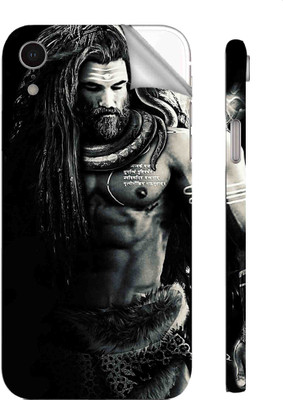 Snooky Apple iPhone XR Mobile Skin(Black)