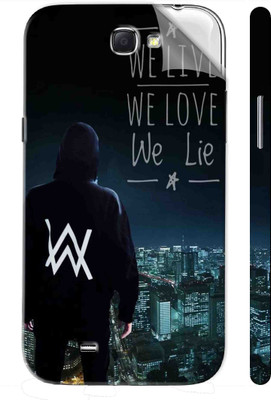 Snooky Samsung Galaxy Note 2 Mobile Skin(Black)