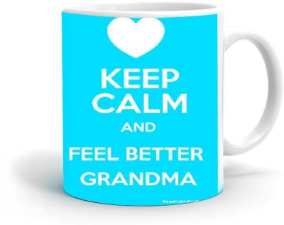 Kesri Gifts Keep Calm Theme ( -4594P) Ceramic Coffee Mug(325 ml)