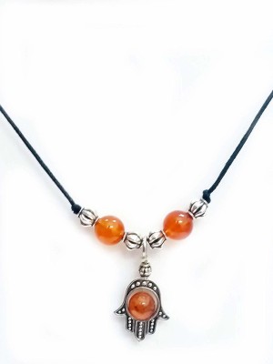 AIR9999 hamsa hand carnelian stones pendant Carnelian Crystal Pendant