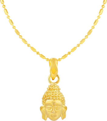 Sukai Jewels Buddha Gold-plated Cubic Zirconia Alloy, Brass Pendant