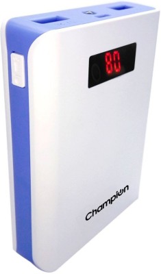 CHAMPION 10400 mAh Power Bank(White & Blue, Lithium-ion, for Mobile)