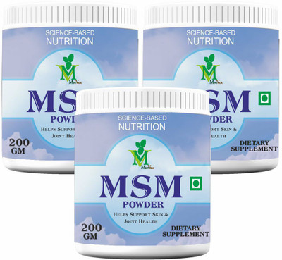 MInt Veda MSM Powder 200gm Plant-Based Protein(600 g, No Flavor)