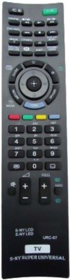 Darahs URC-67 Universal LED/LCD TV Remote Control for  Bravia Sony Remote Controller(Black)