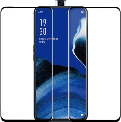 HUPSHY Edge To Edge Tempered Glass for OPPO Reno 2z(Pack of 2)