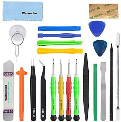 DIY Crafts Professional Opening Pry Tool Repair Kit With Non Abrasive Spudgers Combination Screwdriver Set(Pack of 23)