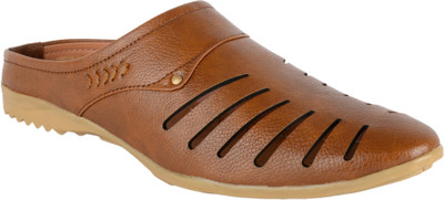 AAIKEN Clogs For Men(Tan)