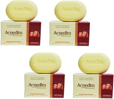 ZEE DRUGS AcneDim Anti-Acne Soap Combo ( 4 Pc x 75 gm )(4 x 75 g)