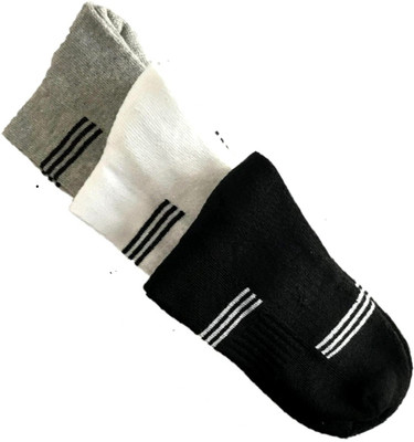 RAJAVI Men & Women Striped Ankle Length(Pack of 3)