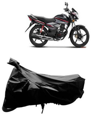 RONISH Two Wheeler Cover for Honda(CB Shine, Black)