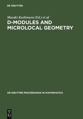 D-Modules and Microlocal Geometry(English, Electronic book text, unknown)