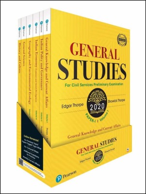 General Studies Paper 1 2020 | For Civil Services Preliminary Examinations | General Knowledge and Current Affairs | 10+ Previous years' Papers Tagged Topic Wise | Annual Edition | By Pearson(English, Paperback, EDGER THORPE)
