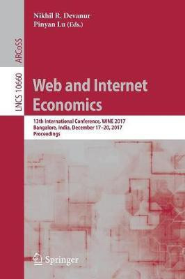 Web and Internet Economics(English, Paperback, unknown)