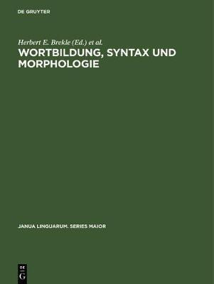 Wortbildung, Syntax und Morphologie(German, Hardcover, unknown)