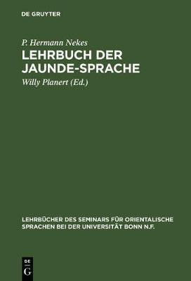 Lehrbuch der Jaunde-Sprache(German, Hardcover, Nekes P Hermann)