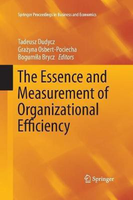 The Essence and Measurement of Organizational Efficiency(English, Paperback, unknown)