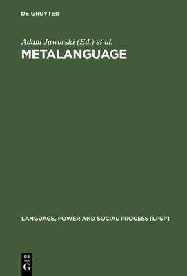 Metalanguage(English, Electronic book text, unknown)