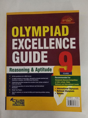 Olympiad Excellence Guide Reasoning & Aptitude Class 9(English, Paperback, 3Genx India Group)