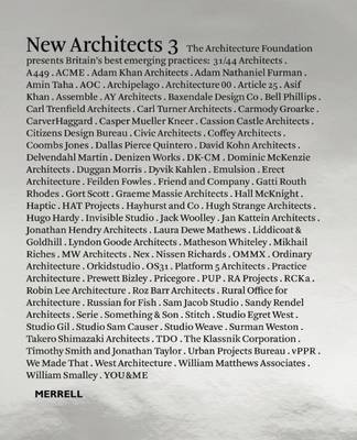 New Architects 3: Britain's Best Emerging Practices(English, Hardcover, The Architecture Foundation)