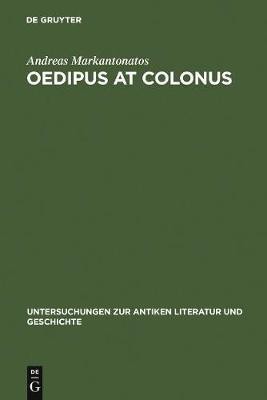 Oedipus at Colonus(English, Electronic book text, Markantonatos Andreas)