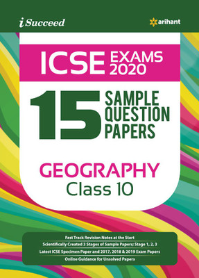 15 Sample Question Papers ICSE Geography Class 10 2019-20(English, Paperback, unknown)
