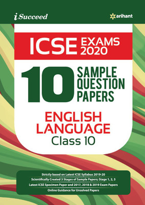 10 Sample Question Papers Icse English Language Class 10 2019-20(English, Paperback, unknown)