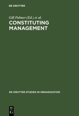 Constituting Management(English, Electronic book text, unknown)