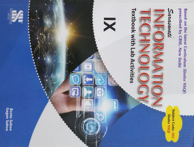 SARASWATI INFORMATION TECHNOLOGY : TEXTBOOK WITH LAB ACTIVITIES CLASS-IX(English, Paperback, GAGAN SAHOO, REETA SAHOO)
