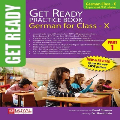 Get Ready Practice Book German for Class -X (Part 1) Paperback(German, Goyal Publishers, Parul Sharma, Dr.Shruti Jain)