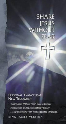 KJV Share Jesus Without Fear New Testament, Black Bonded Leather(English, Leather / fine binding, unknown)