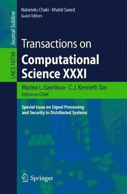 Transactions on Computational Science XXXI(English, Paperback, unknown)