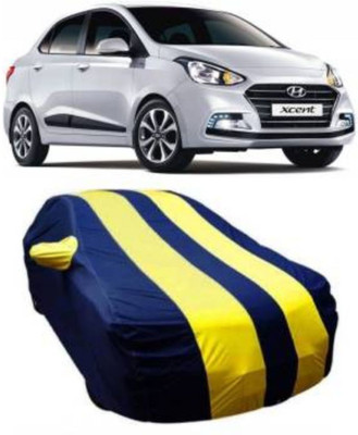 TGP GROUP Car Cover For Hyundai Xcent (With Mirror Pockets)(Multicolor)