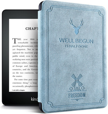 GALARIX Book Cover for Amazon Kindle Paperwhite 10th Generation 2018 2018(Blue, Dual Protection)