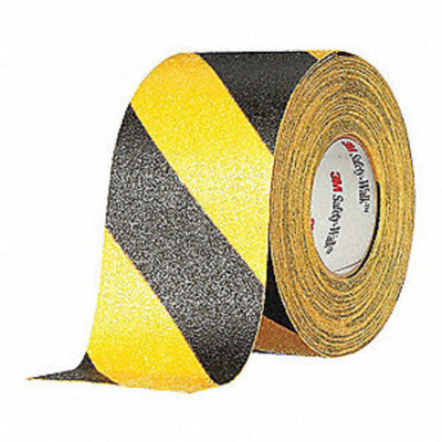 Lifekrafts Anti Slip Tape, Anti Skid Tape, Non Skid Non Slip Tape For Slippery Areas,Stair Case,Outdoor 5 meter*100mm Good Grip , Friction, Safety Anti Slip Tape, (Manual)(Set of 1, Yellow&Black)