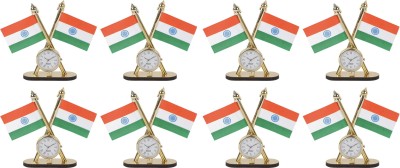 VOILA India Rectangle Car Dashboard Flag(Plastic)