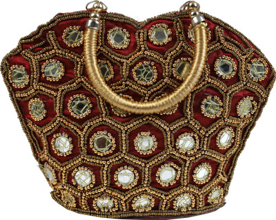 Fancy Walas Women Maroon Hand-held Bag