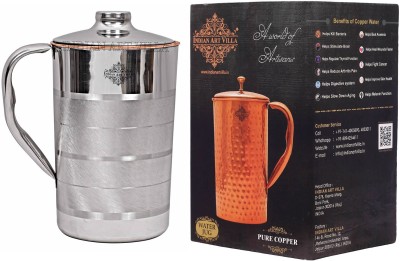 IndianArtVilla 1.7 L Copper, Steel Water Jug