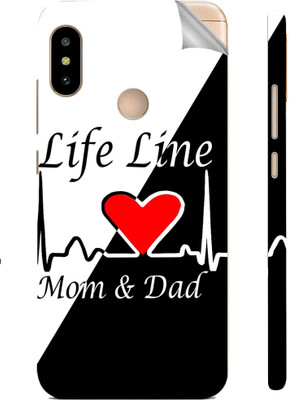 Snooky Mi Redmi 6 pro Mobile Skin(White)