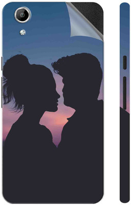 Snooky Micromax Canvas Selfie Lens Q345 Mobile Skin(Black)