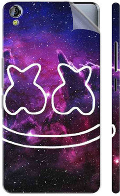 Snooky Micromax Canvas Juice 3 Plus Q394 Mobile Skin(Black)