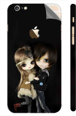 Snooky Apple iPhone 6 Mobile Skin(Black)